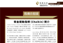 勤豐研究 101: 蔡金擺動指標(Chaikin)簡介