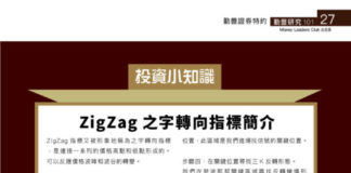勤豐研究 101: ZigZag 之字轉向指標簡介