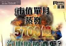 《金星匯》第121期封面故事:市值單月蒸發5700億 汽車股被遺棄?